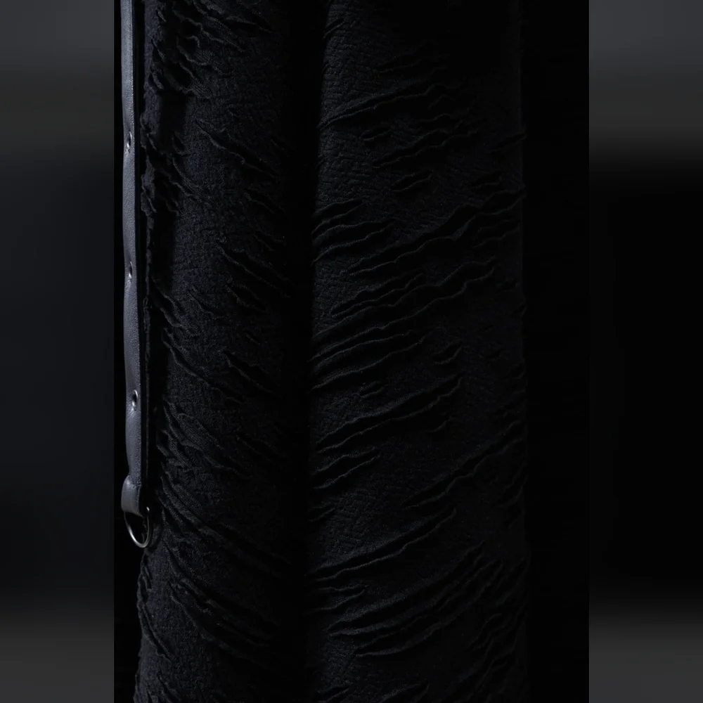 Killstar Black Textured Skirt - Picture 5 of 8